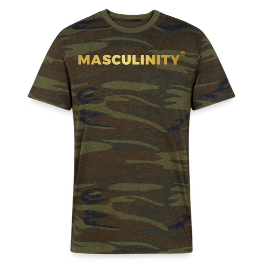 Masculinity Camo T-Shirt - green camouflage