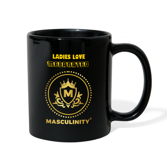 LADIES LOVE MELANATED MASCULINITY COFFEE MUG - black