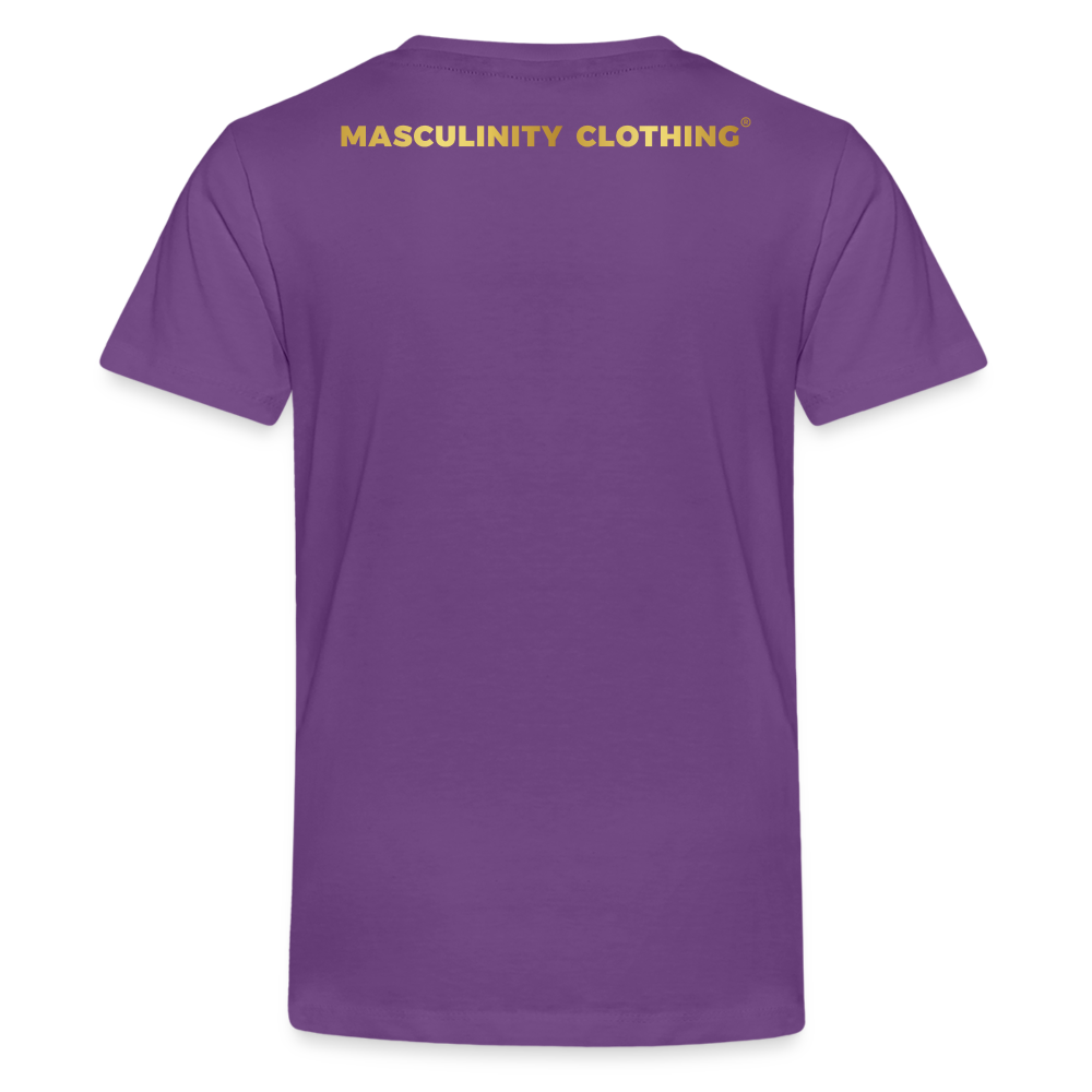 MASCULINITY BOYS PREMIUM T-SHIRT Kids' Premium T-Shirt - purple