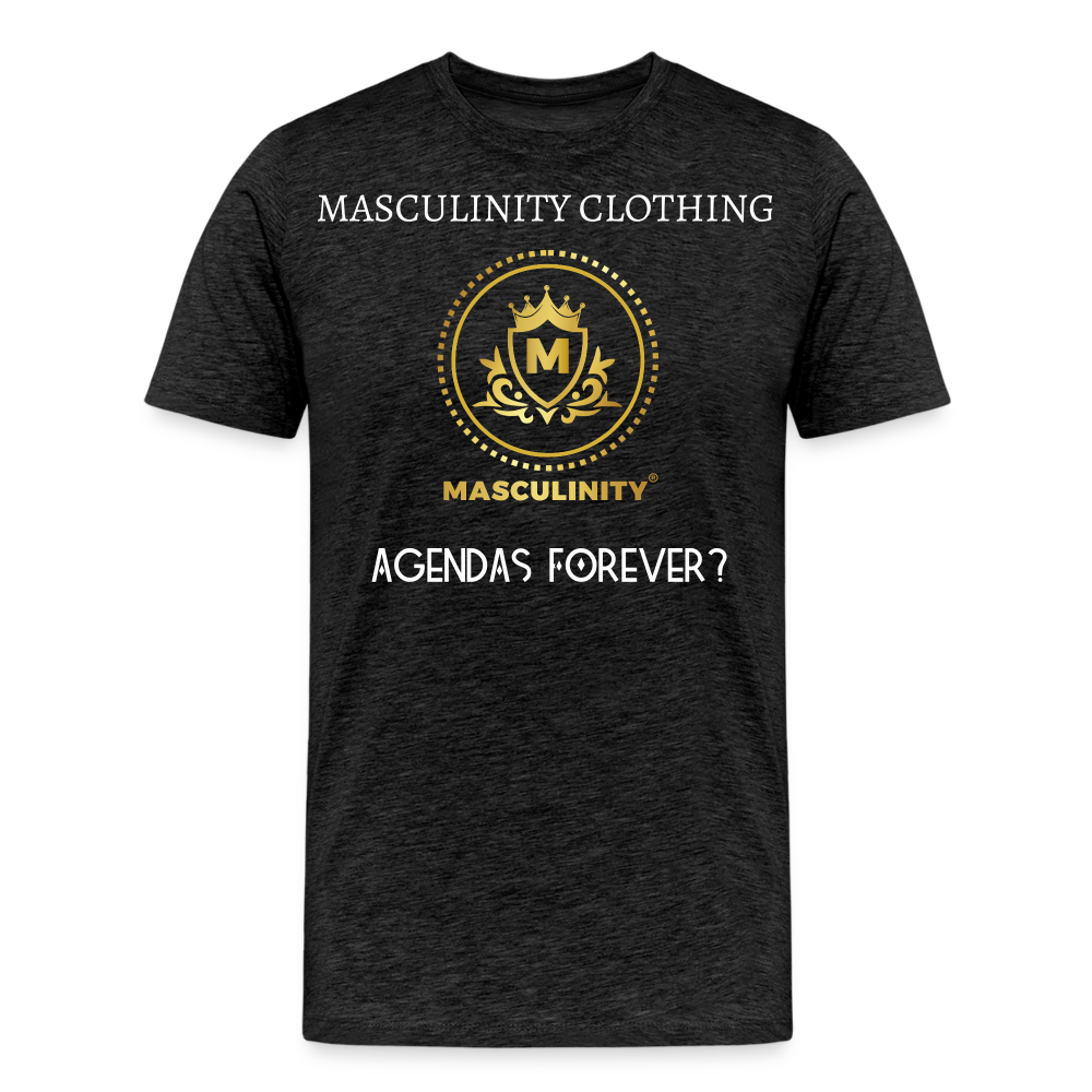 AGENDAS FOREVER? MASCULINTY CLOTHING  T-SHIRT - charcoal grey