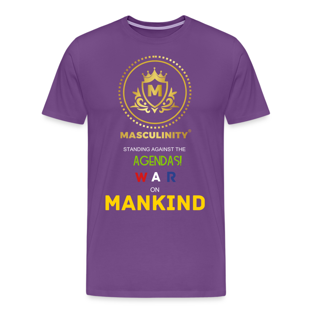 MASCULINITY IS STANDING AGAINST THE AGENDAS WAR ON MAKIND - purple