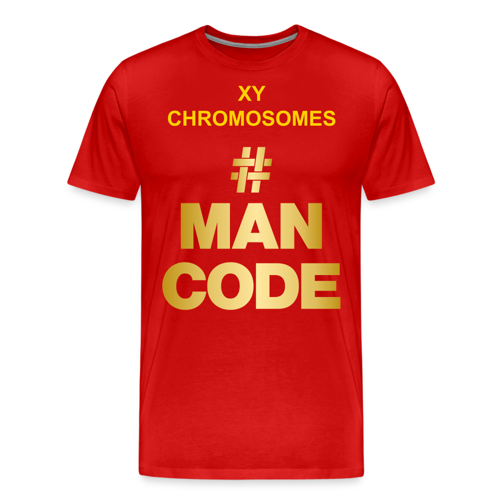 MANCODE XY CHROMOSOMES SCIENCE AND FACTS OVER FEELINGS AND FICTION - red