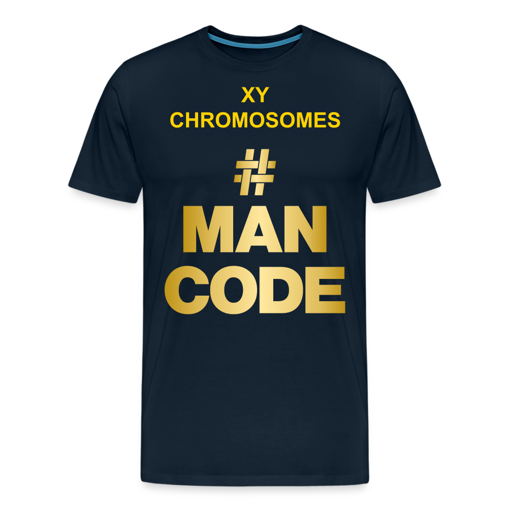 MANCODE XY CHROMOSOMES SCIENCE AND FACTS OVER FEELINGS AND FICTION - deep navy