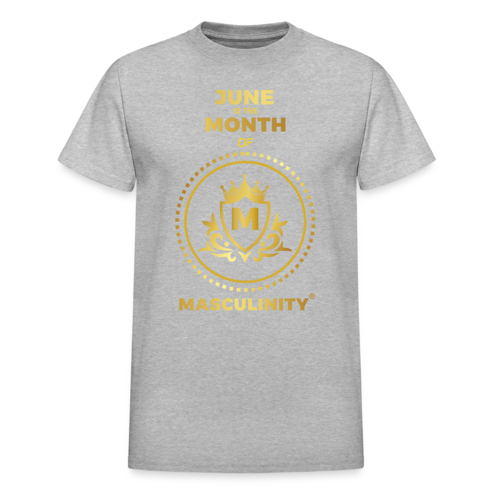 JUNE IS THE MONTH OF MASCULINTY MASCULINTY MOVEMENT EST JUNE 2023 - heather gray