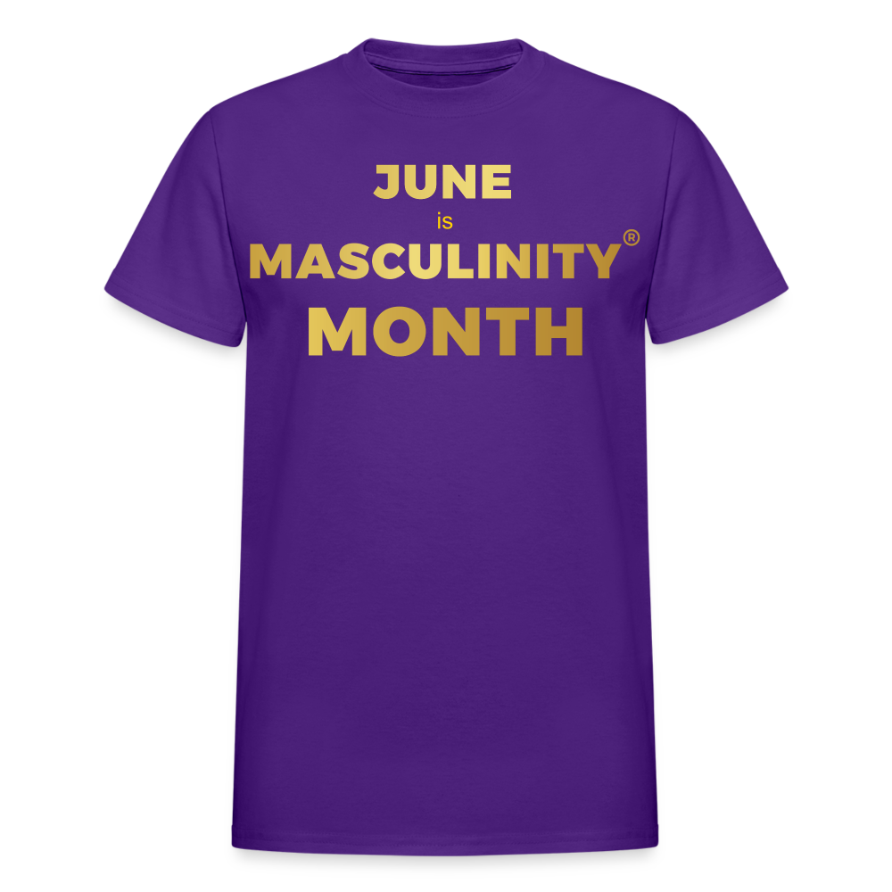 JUNE IS THE MONTH OF MASCULINITY - purple