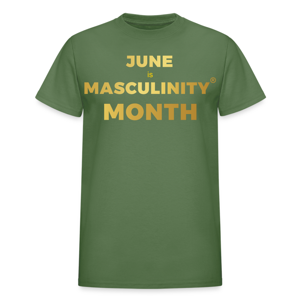 JUNE IS THE MONTH OF MASCULINITY - military green