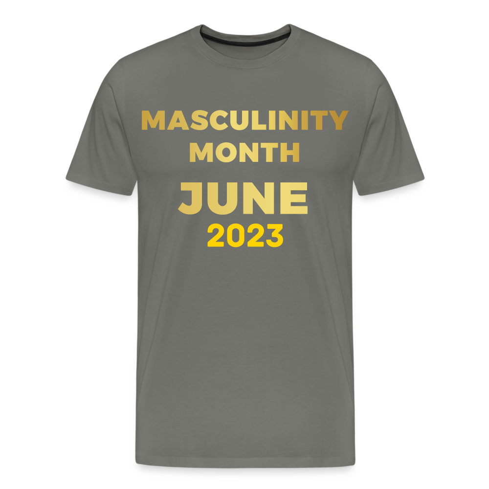MASCULINITY MONTH JUNE 2023 - asphalt gray
