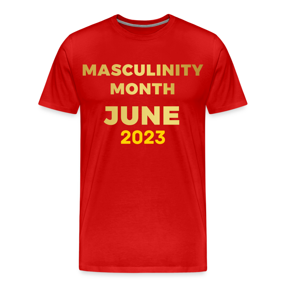 MASCULINITY MONTH JUNE 2023 - red