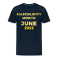 MASCULINITY MONTH JUNE 2023 - deep navy