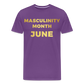 MASCULINITY MONTH JUNE/ STRAIGHT PRIDE - purple