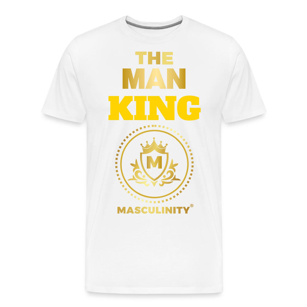 THE MAN KING "XY CHROMOSOMES" #MANCODE - white