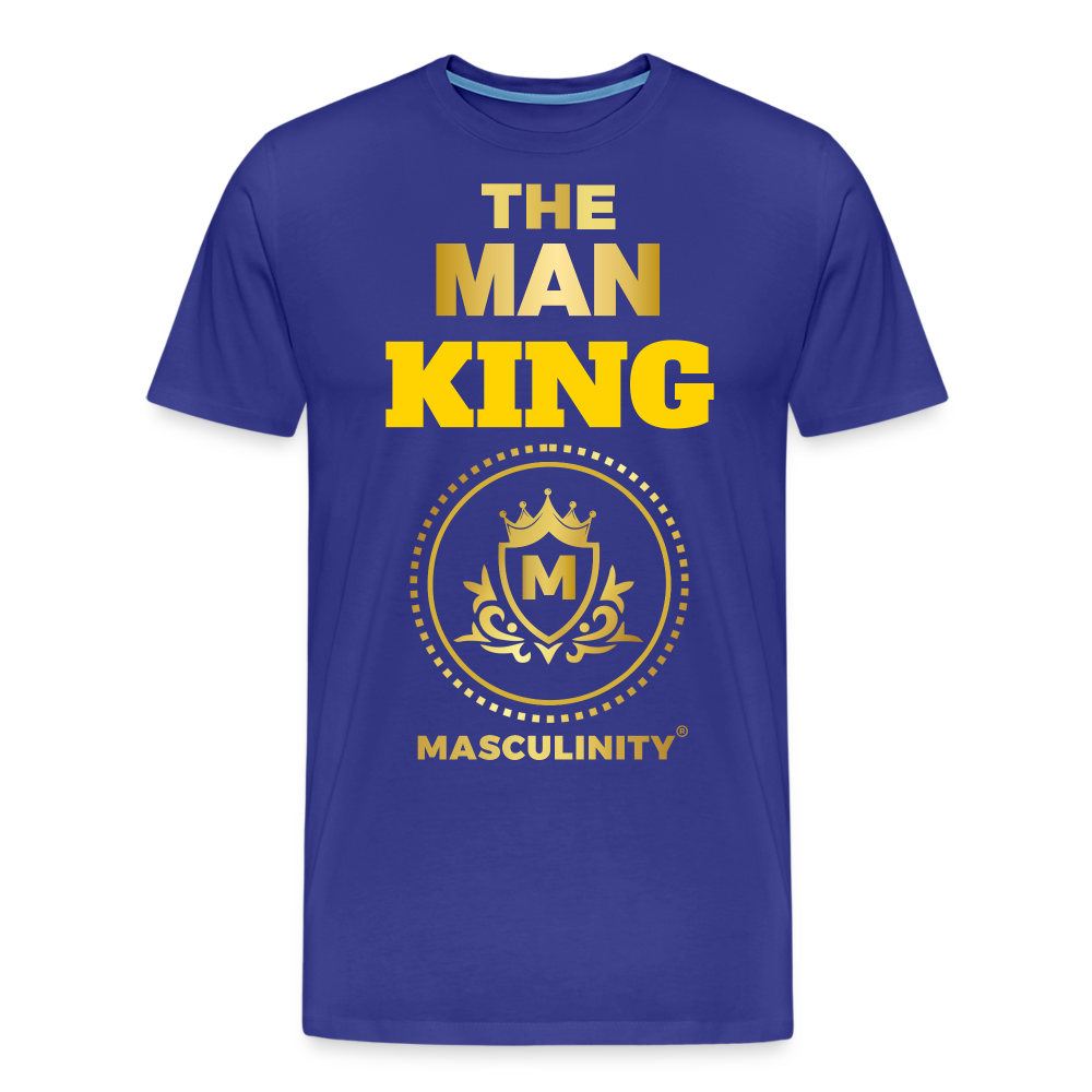THE MAN KING "XY CHROMOSOMES" #MANCODE - royal blue