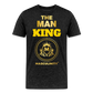 THE MAN KING "XY CHROMOSOMES" #MANCODE - charcoal grey