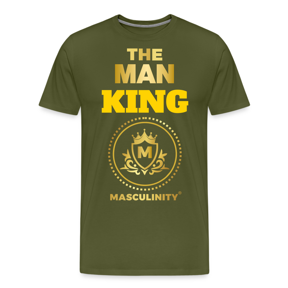 THE MAN KING "XY CHROMOSOMES" #MANCODE - olive green
