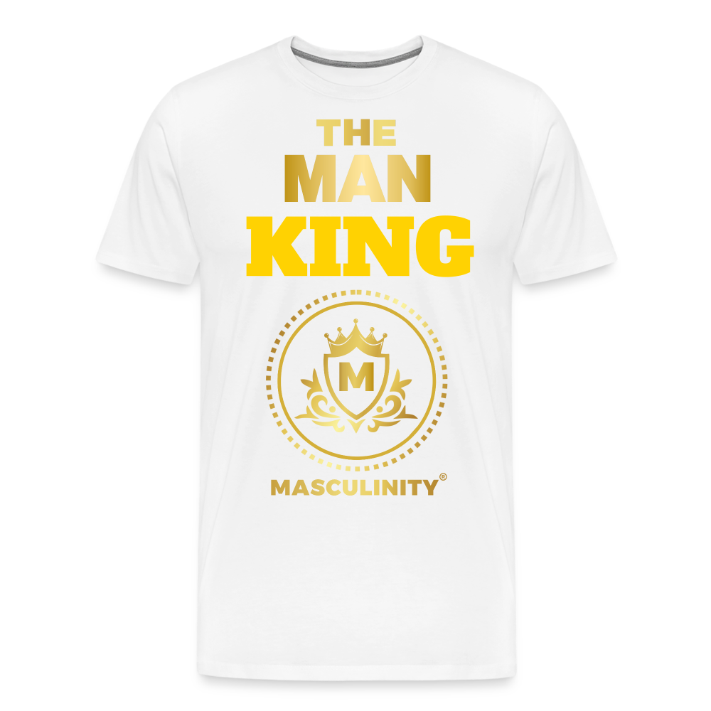 THE MAN KING "LONG LIVE MASCULINITY" - white