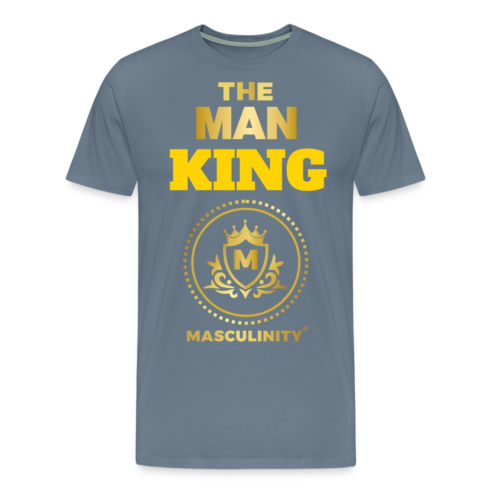 THE MAN KING "LONG LIVE MASCULINITY" - steel blue