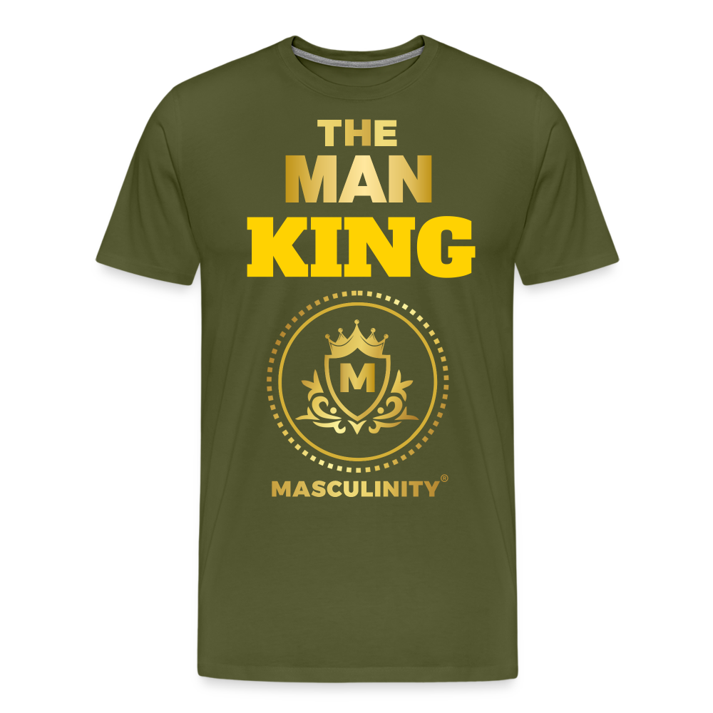 THE MAN KING "LONG LIVE MASCULINITY" - olive green