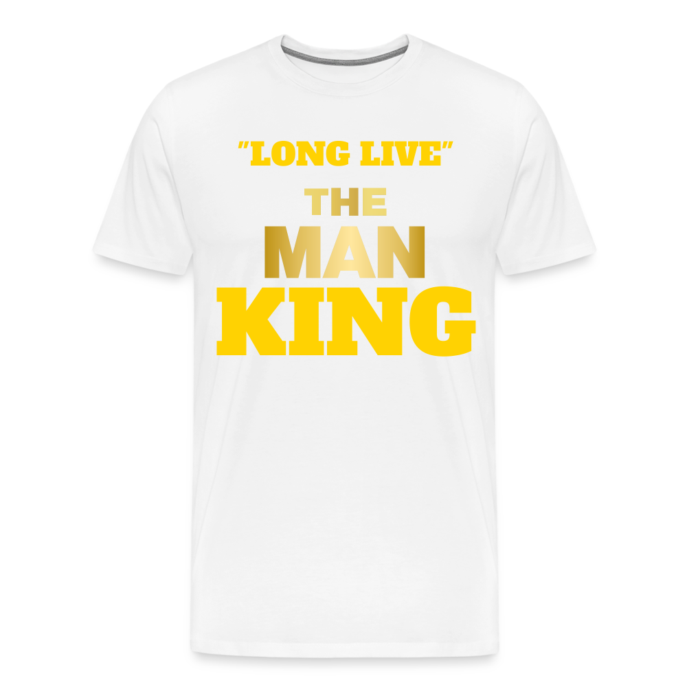 "LONG LIVE" THE MAN KING - white