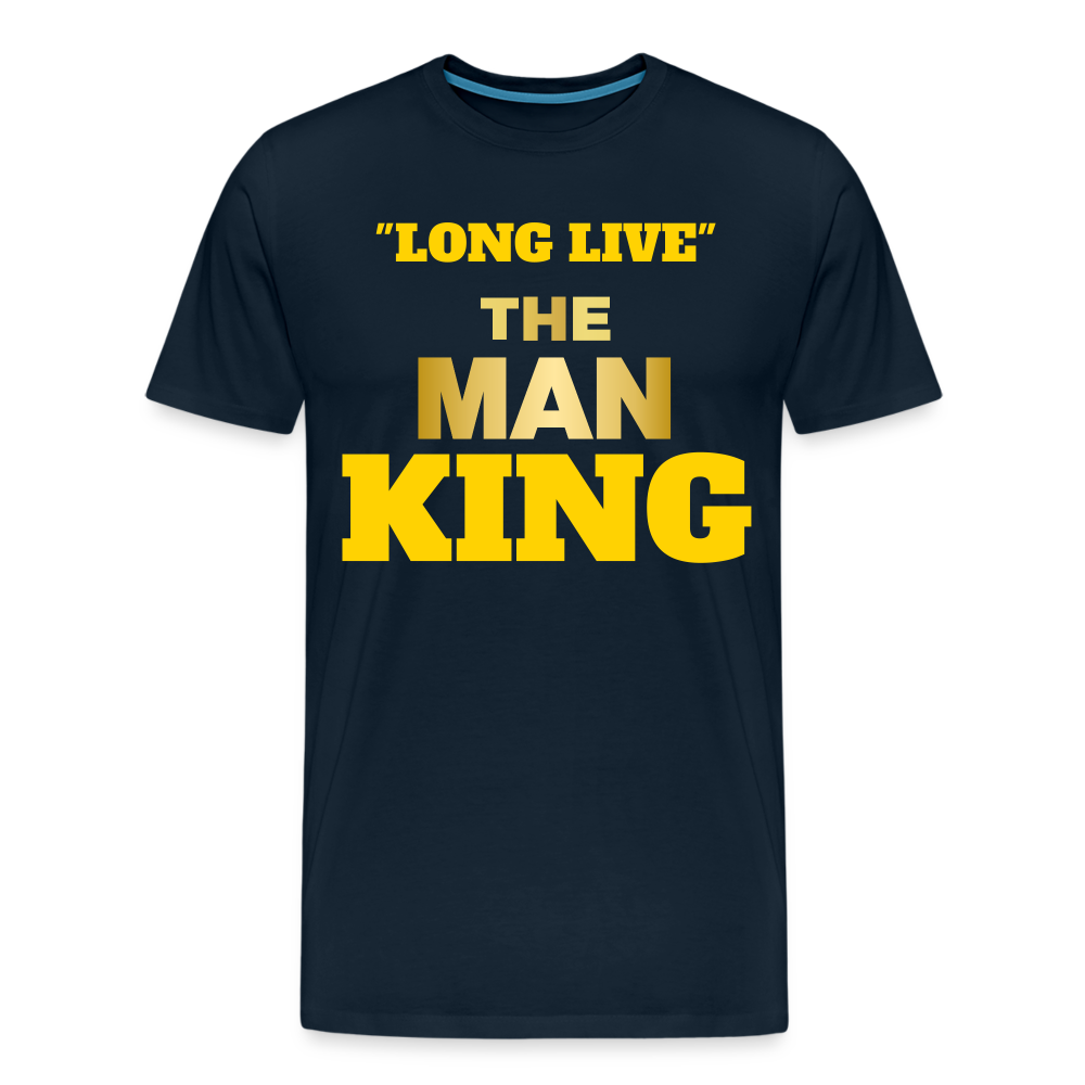 "LONG LIVE" THE MAN KING - deep navy