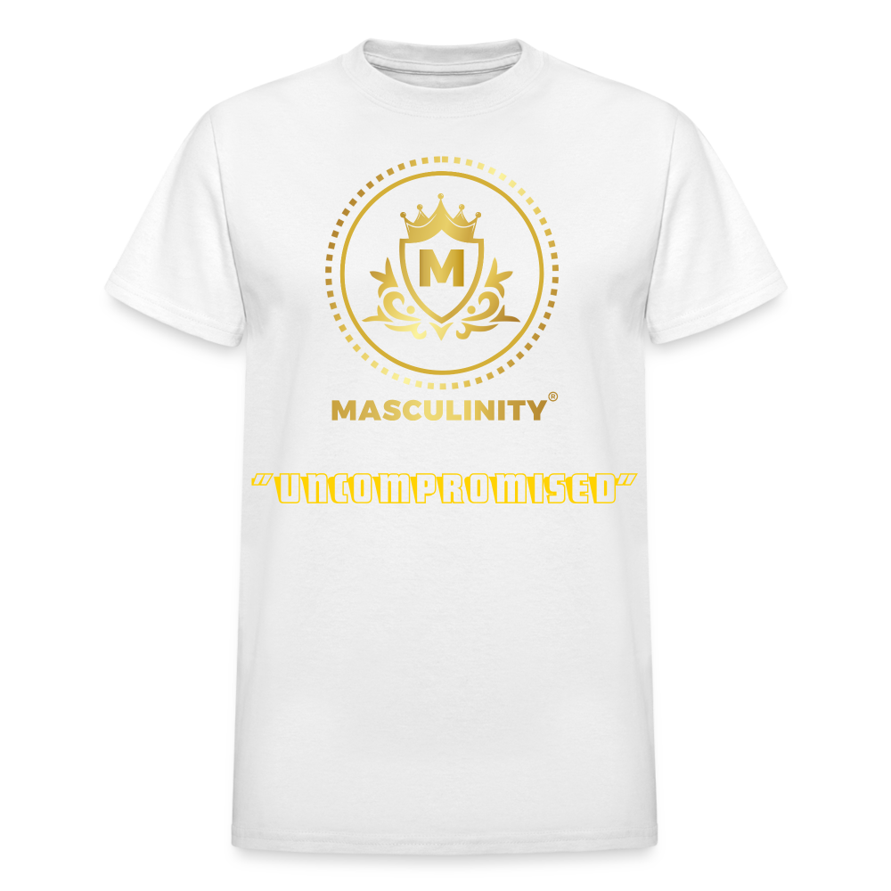 "UNCOMPROMISED" MASCULINITY T-Shirt - white
