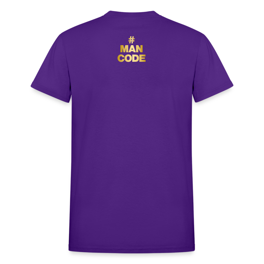 "UNCOMPROMISED" MASCULINITY T-Shirt - purple