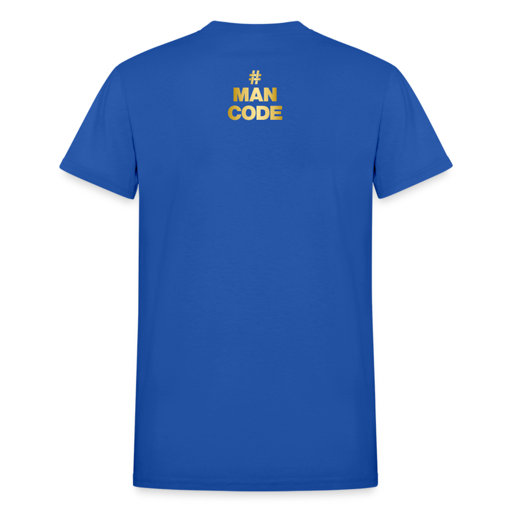 "UNCOMPROMISED" MASCULINITY T-Shirt - royal blue