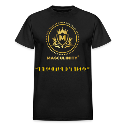 "UNCOMPROMISED" MASCULINITY T-Shirt - black
