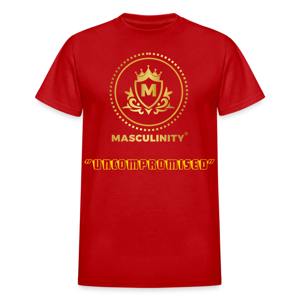 "UNCOMPROMISED" MASCULINITY T-Shirt - red