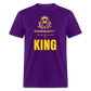 CLOTHES MADE AND FIT FOR A KING. MASCULINITY T-SHIRT - purple