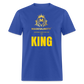 CLOTHES MADE AND FIT FOR A KING. MASCULINITY T-SHIRT - royal blue