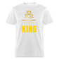 CLOTHES MADE AND FIT FOR A KING. MASCULINITY T-SHIRT - light heather gray