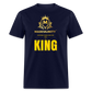 CLOTHES MADE AND FIT FOR A KING. MASCULINITY T-SHIRT - navy