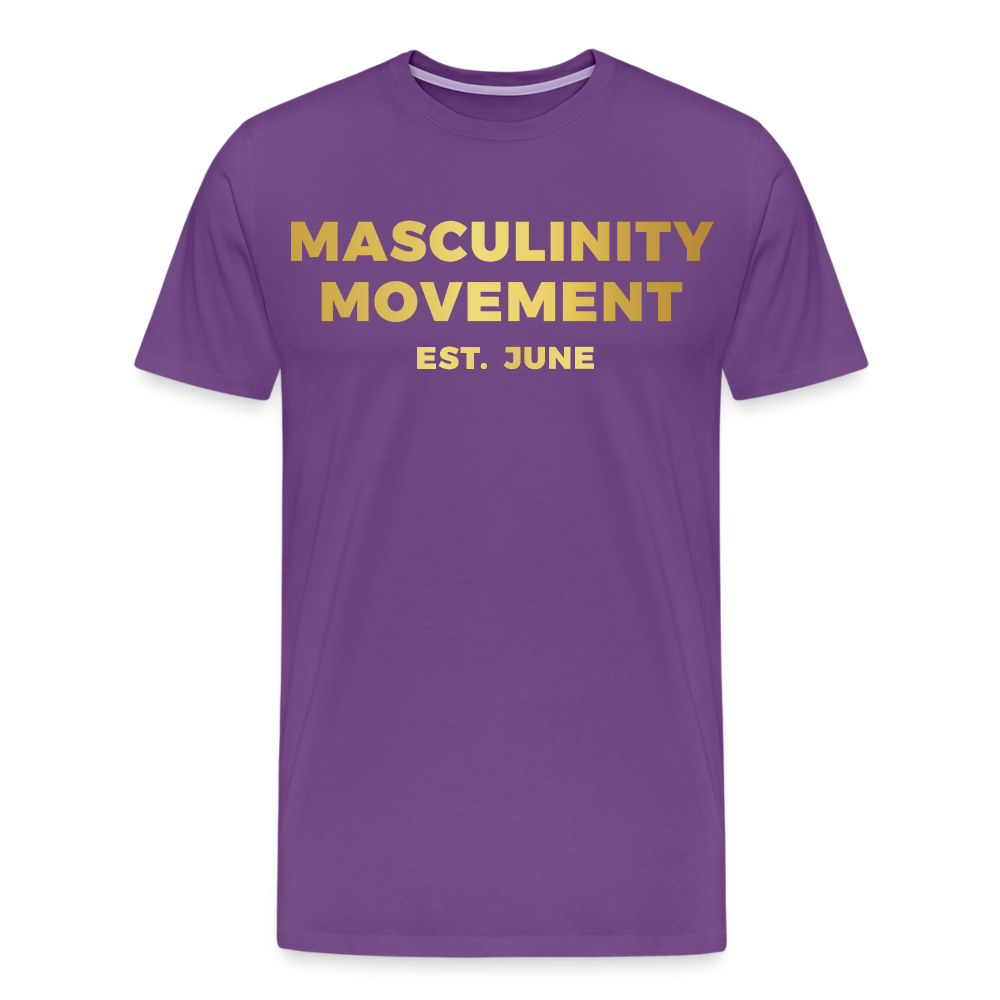 MASCULINITY MOVEMENT EST. JUNE - purple