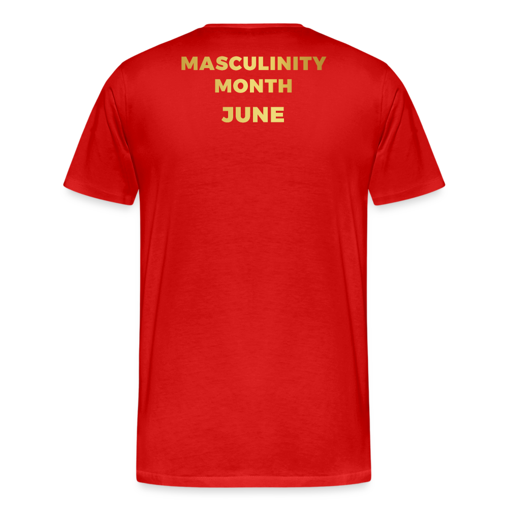 MASCULINITY STRAIGHT PRIDE - red