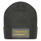Melanated Masculinity Patch Beanie - charcoal grey