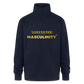 Melanated Masculinity Neck up/Zip up Sweater - navy