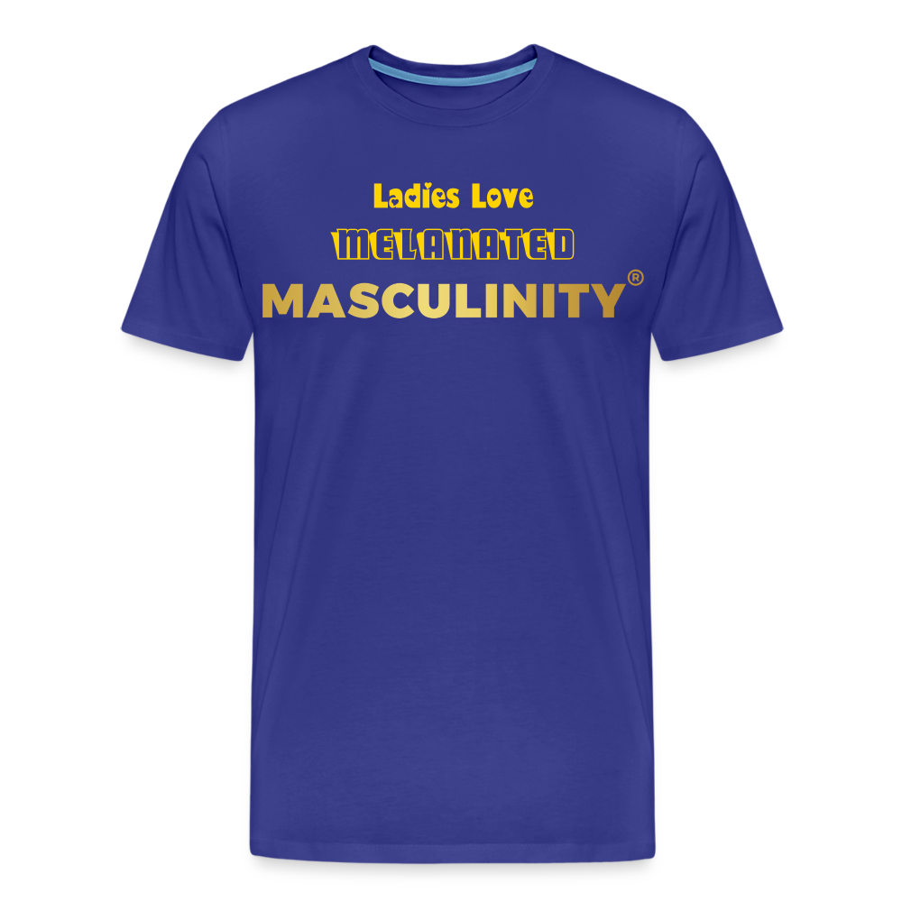 "Ladies Love" Melanated Masculinity T-Shirt - royal blue