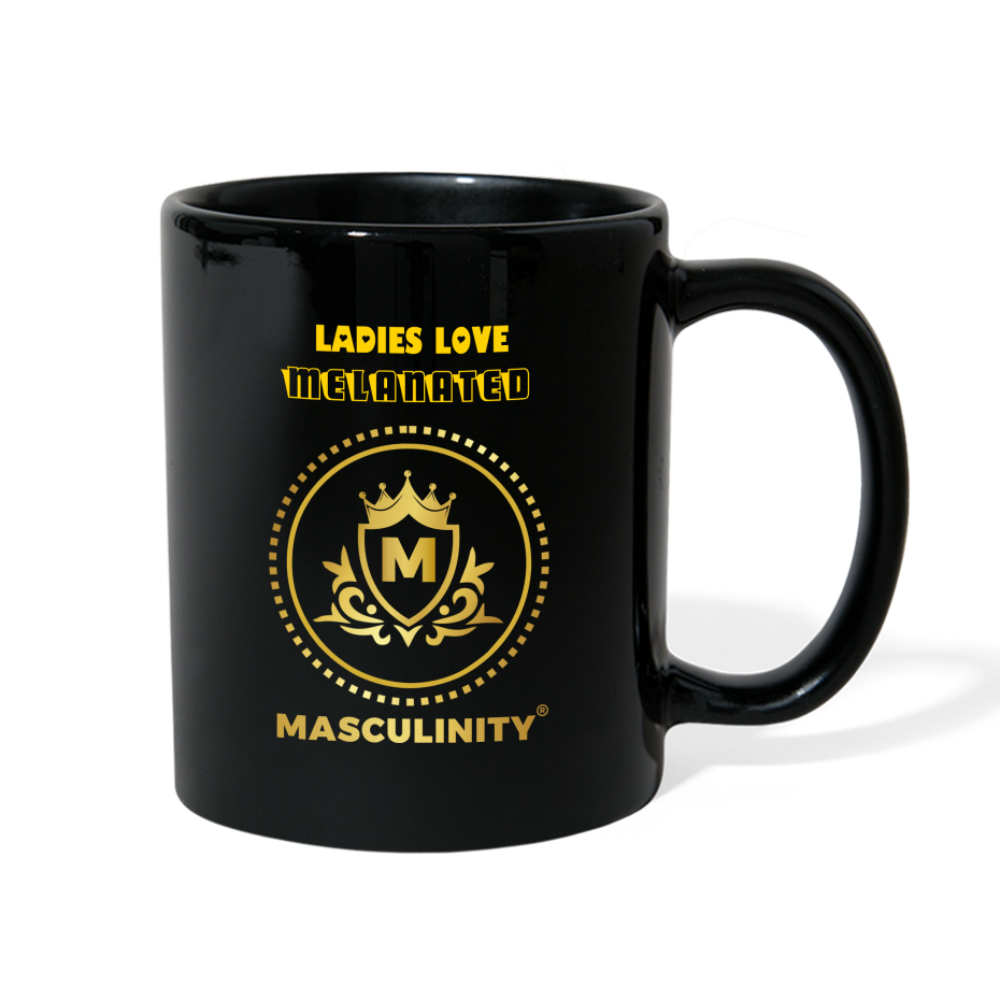 LADIES LOVE MELANATED MASCULINITY COFFEE MUG - black
