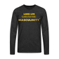 Ladies Love Melanated Masculinity Premium Long Sleeve T-Shirt - charcoal grey