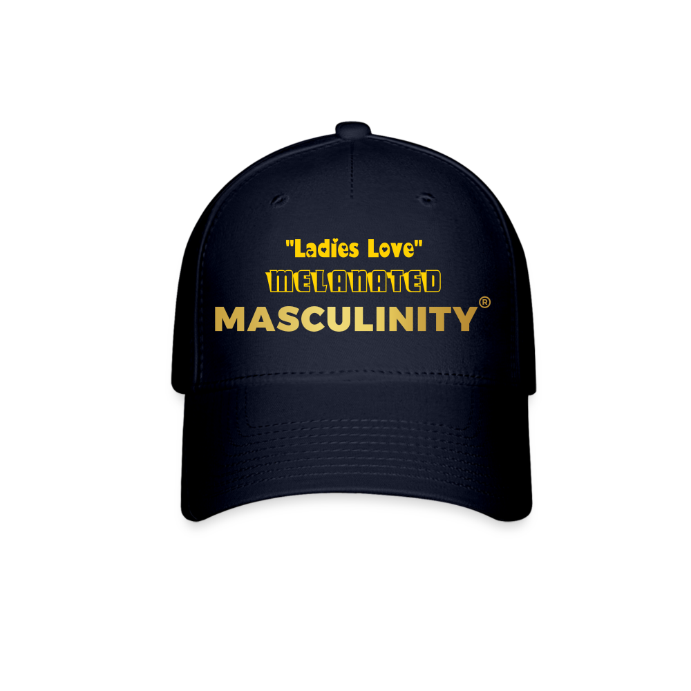 "Ladies Love" Melanated Masculinity Baseball Cap - navy