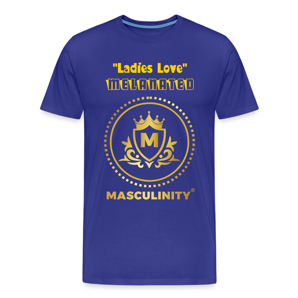 "Ladies Love" Melanated Masculinity - royal blue
