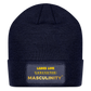 "Ladies Love" Melanated Masculinity Patch Beanie - navy