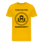 24 Karat "GOLD" Melanated Masculinity T-Shirt - sun yellow