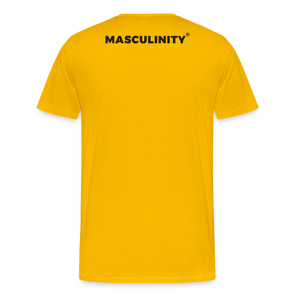 24 Karat "GOLD" Melanated Masculinity T-Shirt - sun yellow