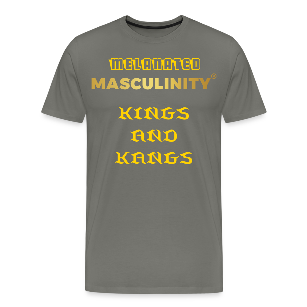 Melanated Masculinity KINGS and KANGS - asphalt gray