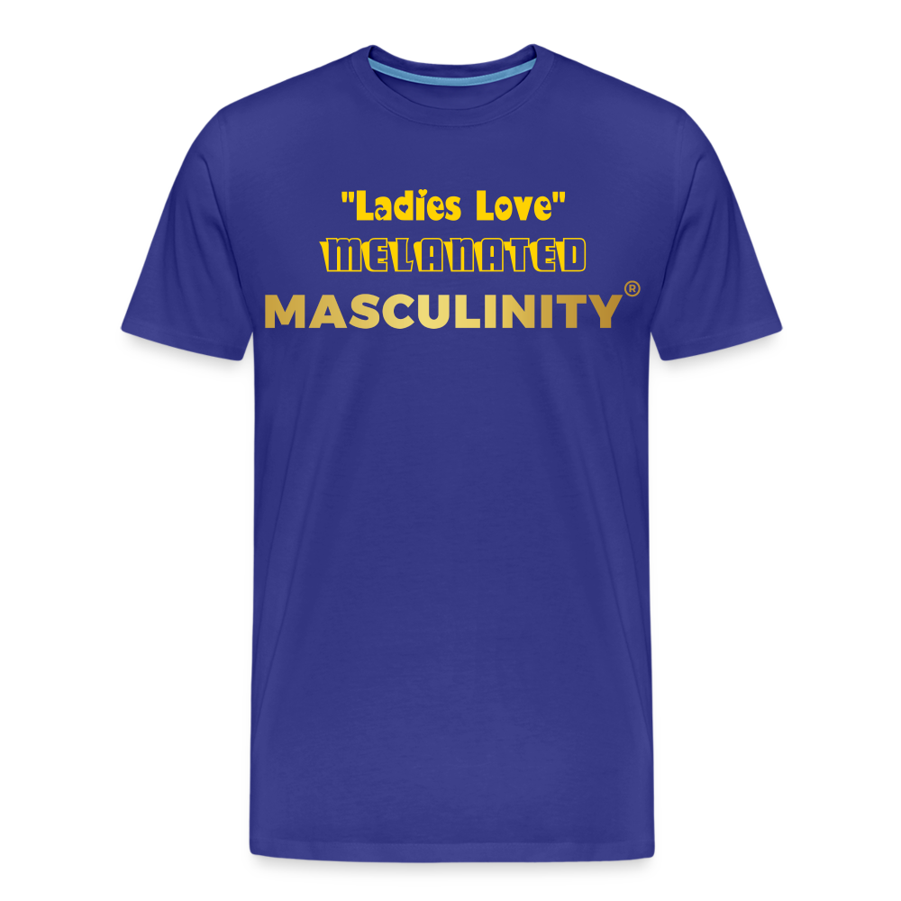 "Ladies Love" Melanated Masculinity - royal blue