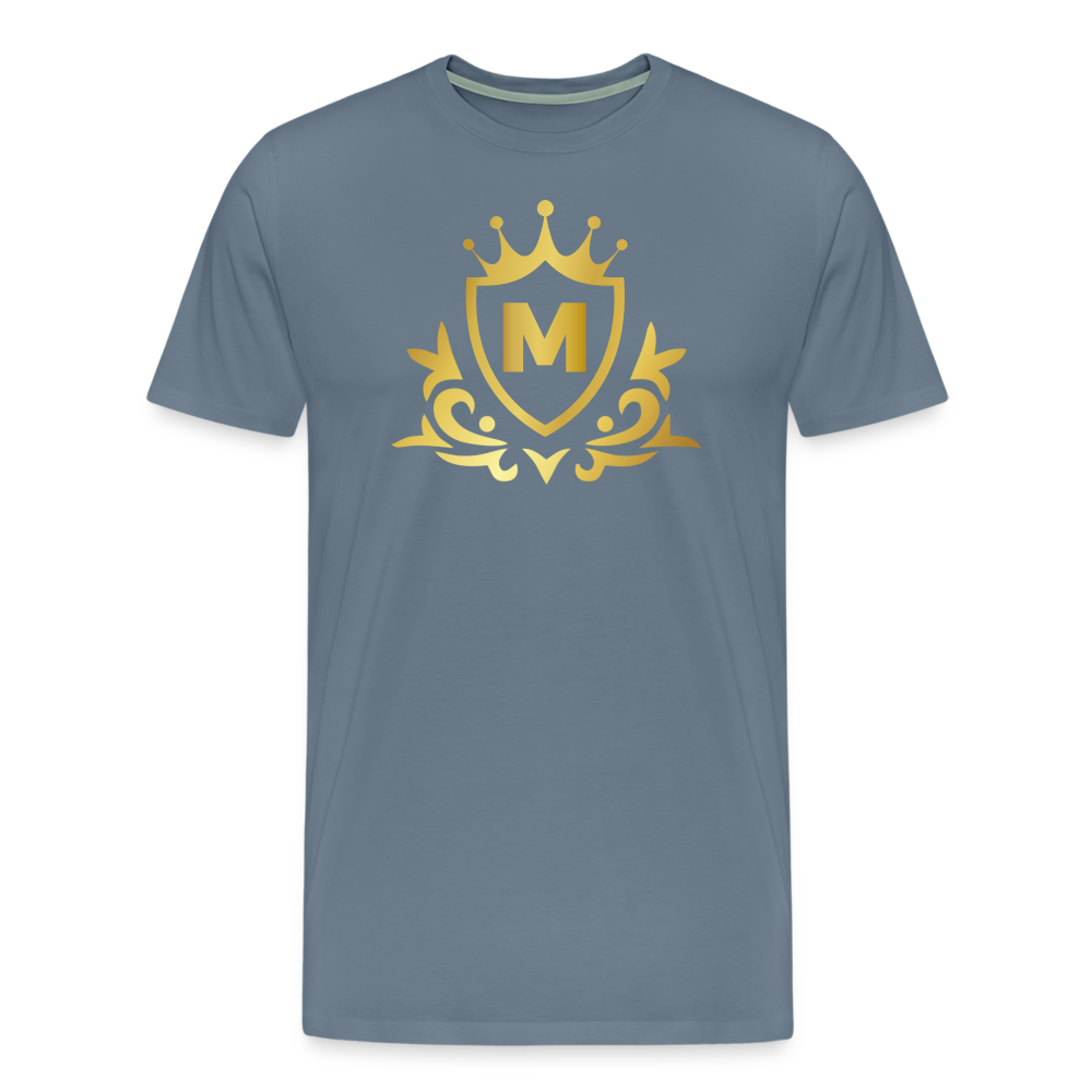 Masculinity Zenith Insignia Men's Premium T-Shirt - steel blue
