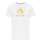 Masculinity T-Shirt (Solid Gold Circle) - white