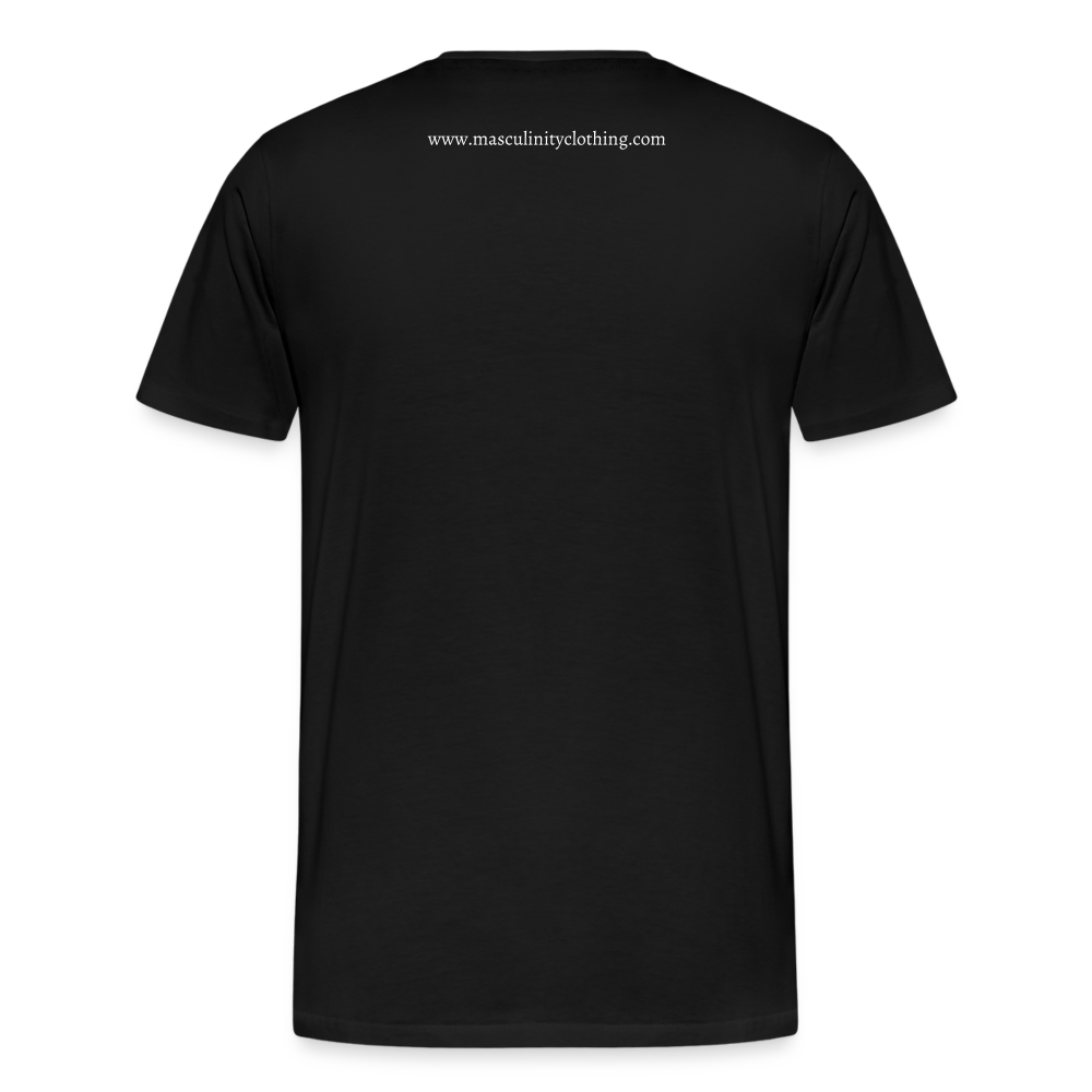 Masculinity T-Shirt (Solid Gold Circle) - black