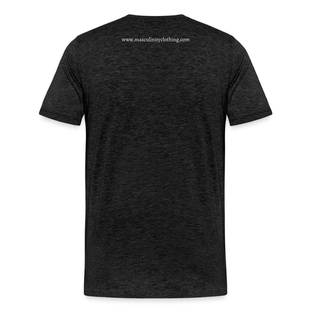 Masculinity T-Shirt (Solid Gold Circle) - charcoal grey